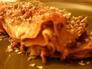 Ljuvlig lasagne.