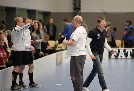 Nokian Krp:s tränare Jani Blad var sur efter matchen.