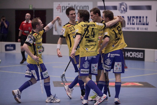 Sex gånger fick Tor jubla mot Ilves. Foto: Benny Liljendahl