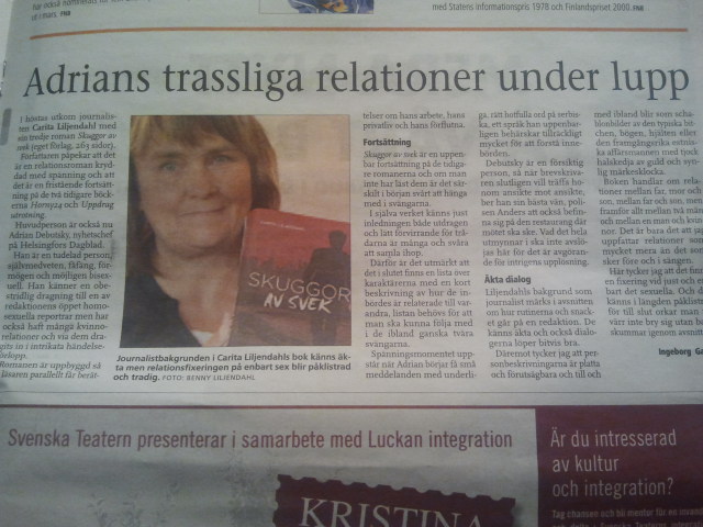 Borgåbladet hade en recension av min bok i dag.