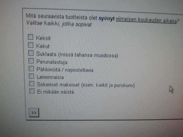 Äter du godis, kex, chips, nötter?