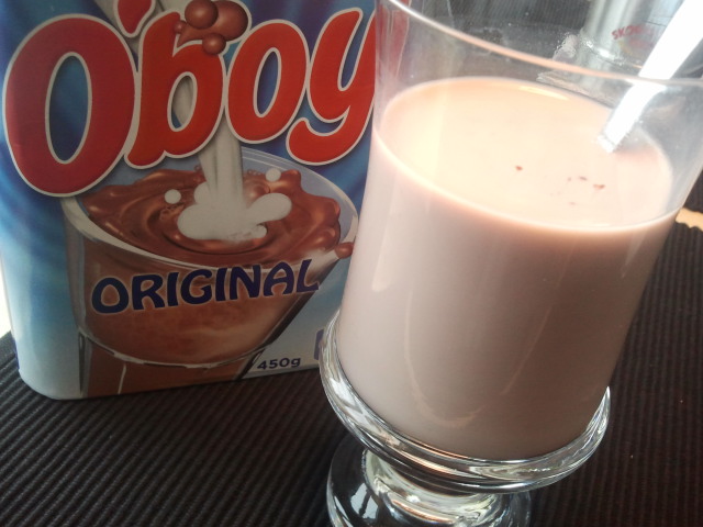 Det var länge sedan jag drack chokladmjölk till frukost.