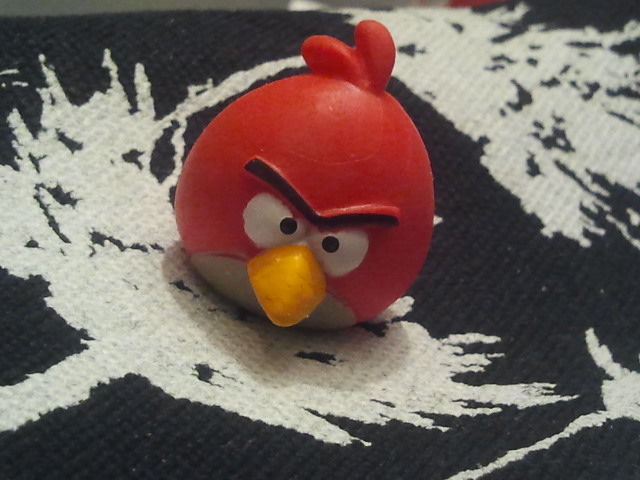 I Angry Bird-påskägget fanns den här figuren.