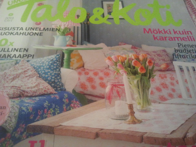 Blir alltid lika glad då Unelmien Talo & Koti ligger på hallmattan.