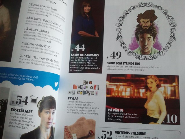 Tidningen Skriva är nischad för oss som älskar att läsa och skriva.