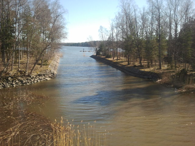 Foto taget från Jomalsunds bro.