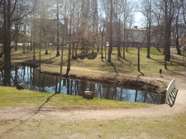 Dammen är ren och snygg, hoppas den får förbli det.