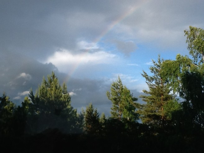 Regnbågen likaså. Ett vackert naturfenomen.