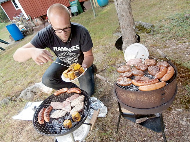 Mycket att hålla reda på och att packa in i foliepapper, men bra gick det.