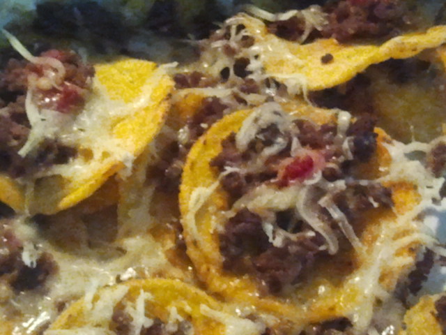 Nachos kändes som bra mat framför tv:n.