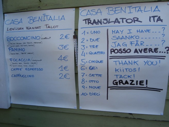 Liten hjälp på traven gav den här skylten.