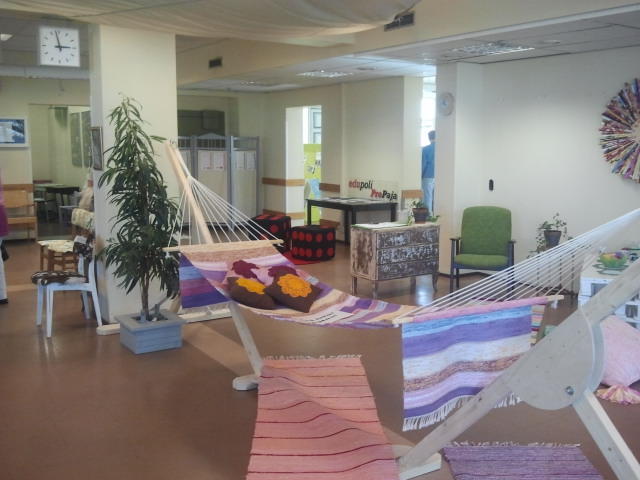 Gamla posten i Lovisa har fått ett nytt fräscht liv för två dagar i centrum av Lovisa.