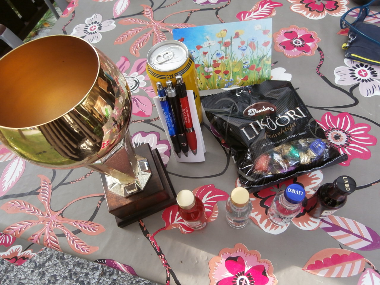 Prisbordet var rätt imponerande.