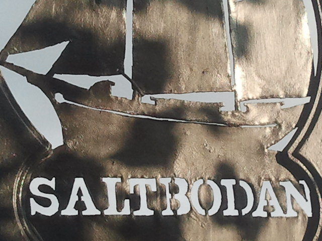 Här satt jag med en kollega och njöt av eftermiddagssolen ett par timmar i dag.