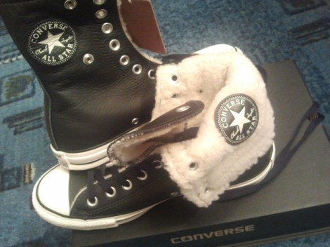 Hade inte trott om mig själv att jag någonsin skulle köpa ett par Converse, men ack så dåligt jag kände mig själv :-D