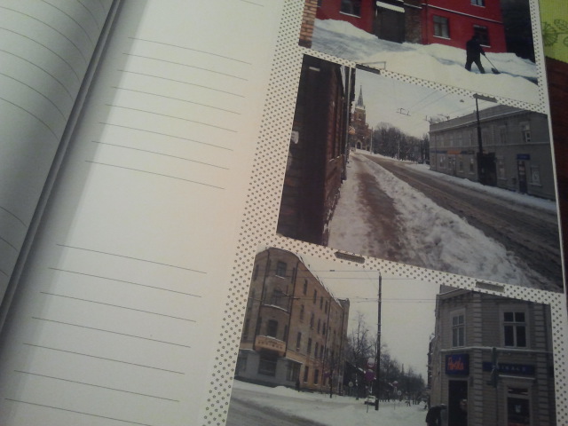 Skrev in texter i fotoalbum. De här bilderna är från Riga nyåret 2009-2010