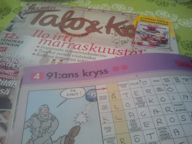 Nu fick jag allt till det. Vi har en massa olösta problem här...