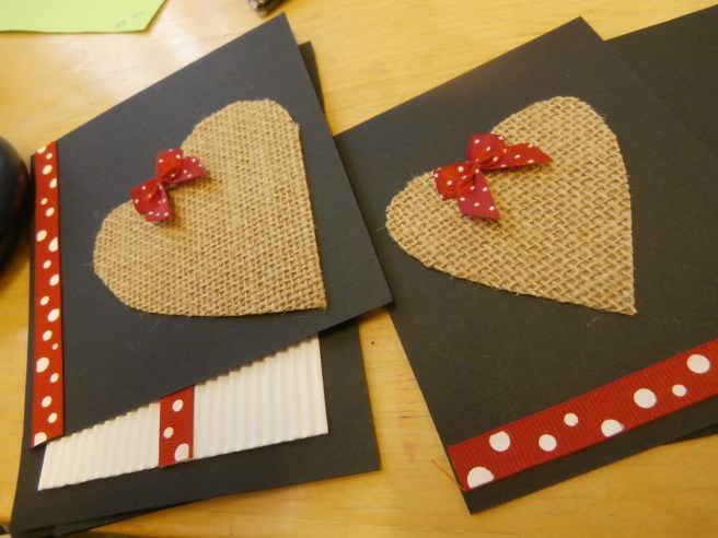 Nästan klara kort. Bara hälsningarna på baksidan fattas.