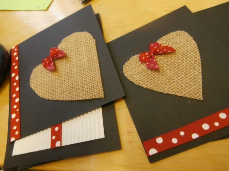 Nästan klara kort. Bara hälsningarna på baksidan fattas.