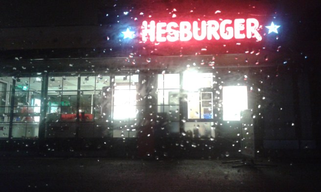 Hamburgaren var god. Det var ingen skräpmat alls.