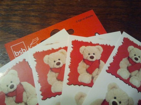 Söta små nallar. Kul att få nio fler än väntat.