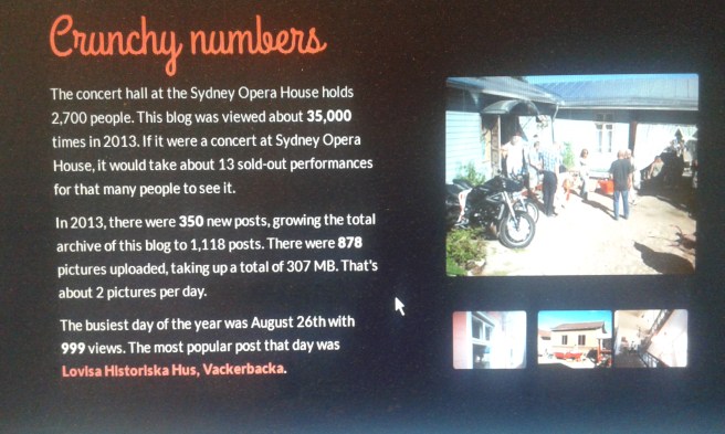 Sammandrag av mina inlägg 2013.