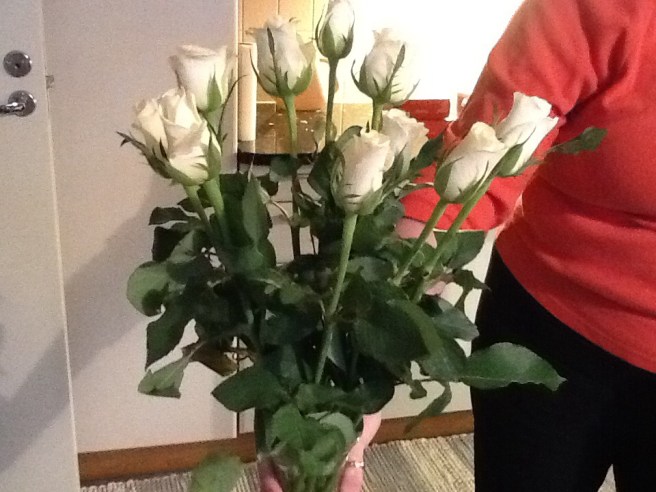 Och vad är en fest utan rosor?