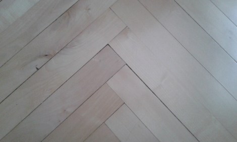 Sovrumsgolvet hos Jeanette och Christian som vi bodde hos i Eskilstuna.