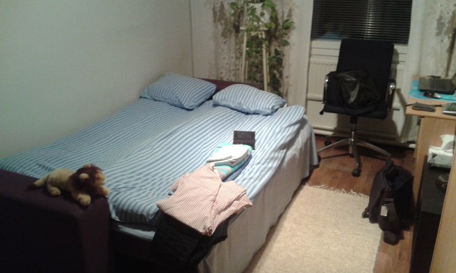 Här fick vi sova, och det gjorde vi riktigt gott två nätter.