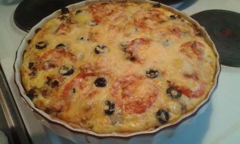 Och så här såg pajen ut då den var klar.