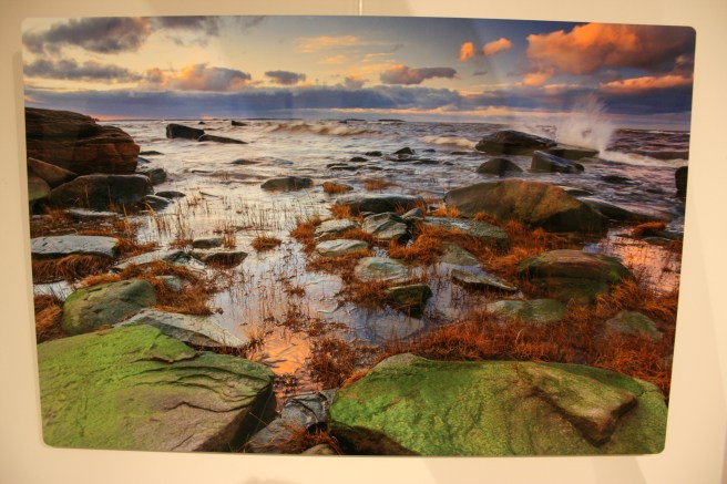 I Almska gårdens övre våning finns en fotoutställning med vackra bilder av naturfotografen Henrik Lund. Han kommer från Lovisas grannkommun Lappträsk.