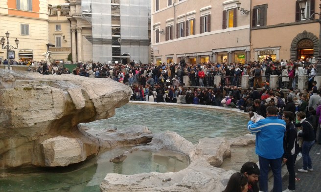 Fontana di Trevi.