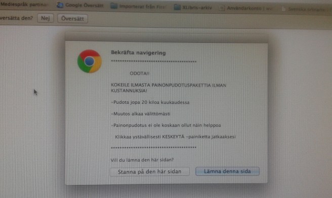 Ett sämre skämt...