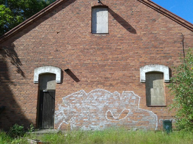 Före detta kartongfabriken i Lovisa.