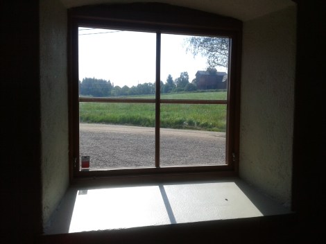 Från bryggeriets fönster har man den här utsikten.