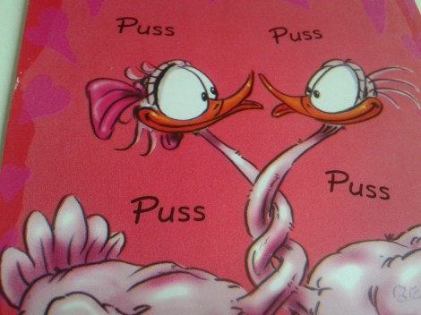 Puss på dig, vi ska alltid vara tillsammans!