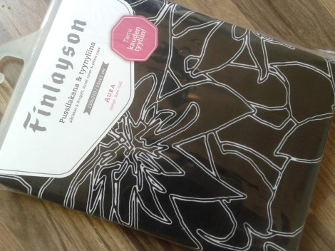 Ett helt nytt lakan känns fräscht i samband med flytten.