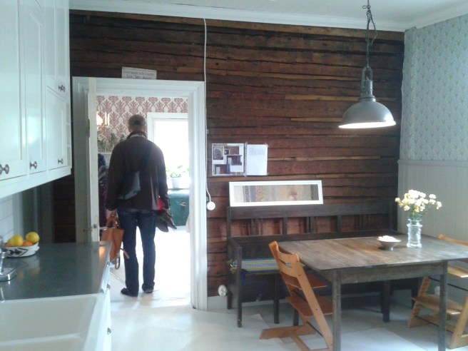 Gammalt och nytt blandas i köket.