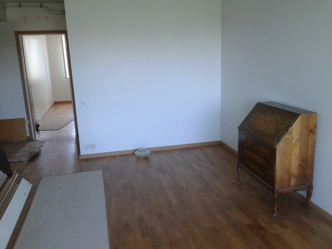 Salen sedd från balkongen.