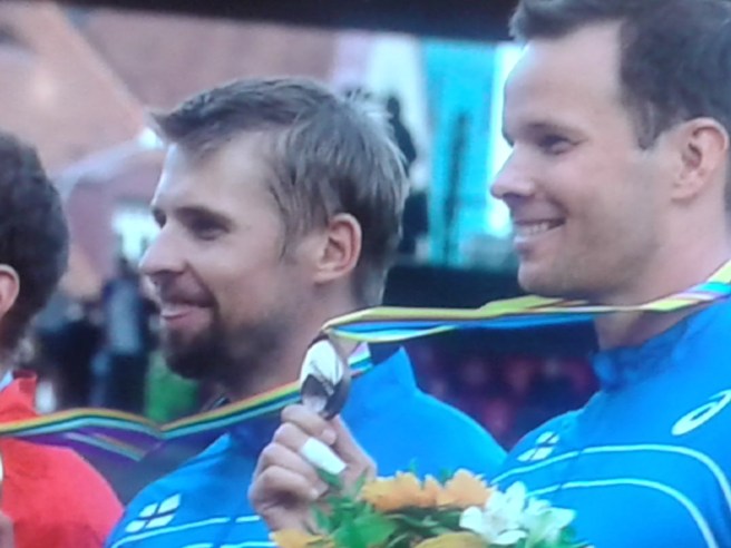 Antti Ruuskanen guld, Tero Pitkämäki brons.