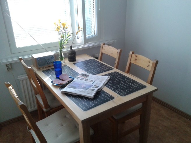 Köket i all sin enkelhet.