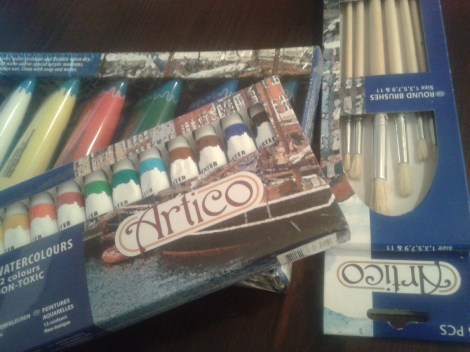 Ett litet startkit för min väninna Hanna och mig.