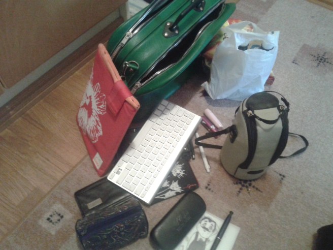 Allt möjligt ska man ha med sig på en långutfärd.