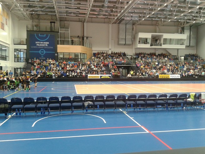 Arenan har plats för 3000 personer i publiken.