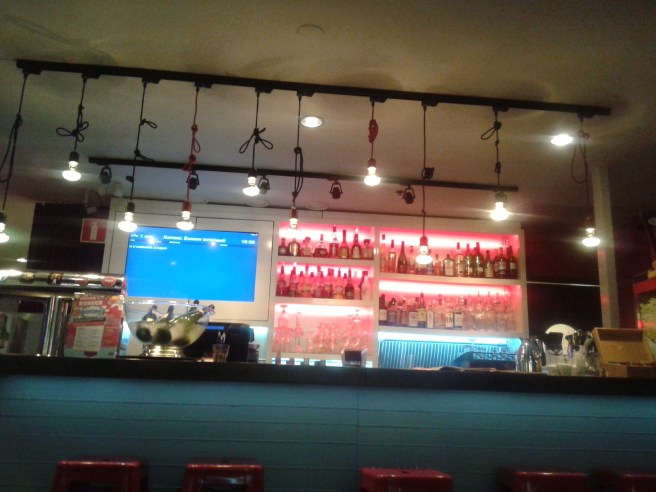 ... och bardisken såg ut så här.