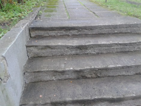 Några av trapporna som för mig till och från jobbet.