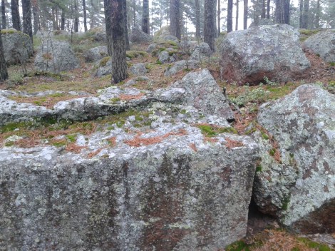 Hur gamla stenarna är vågar jag inte gissa men vackra är de.