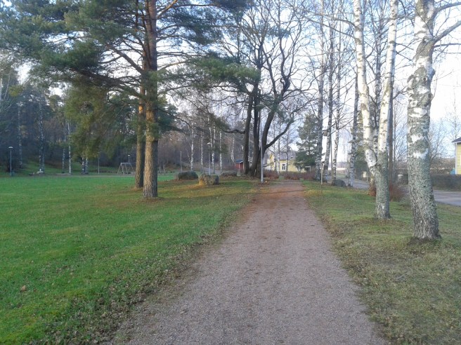 En park i närheten av Bryggeribacken.