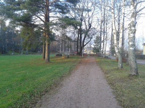 En park i närheten av Bryggeribacken.