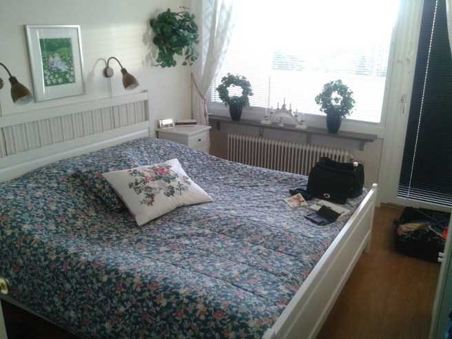 Här fick vi gäster sova, värdparet flyttade på sig. Ingen idé att protestera. Gästvänligheten är stor.